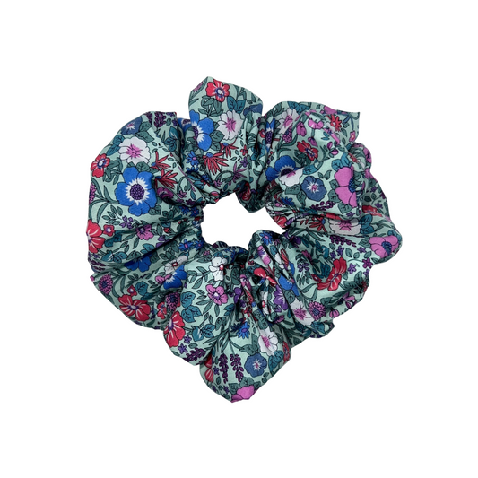 Mint Floral XL Scrunchie