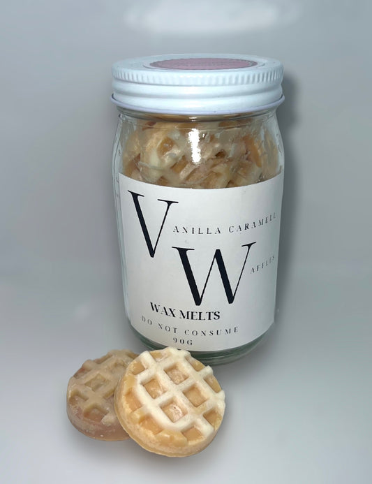 Vanilla Caramel Waffles