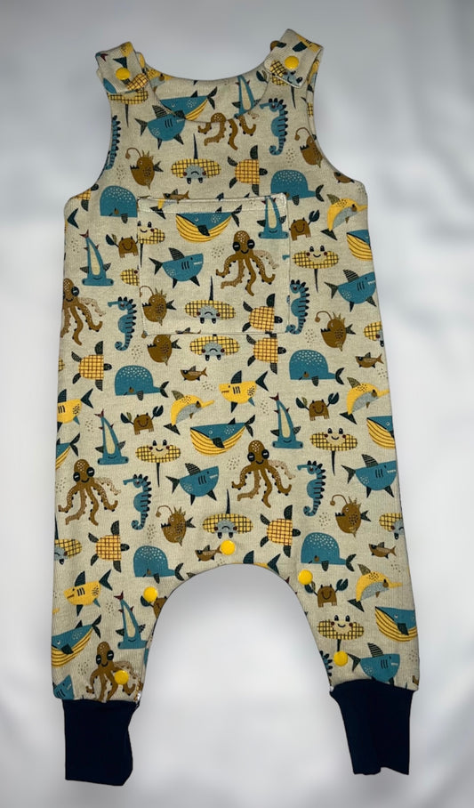 Sea Creature Baby Romper