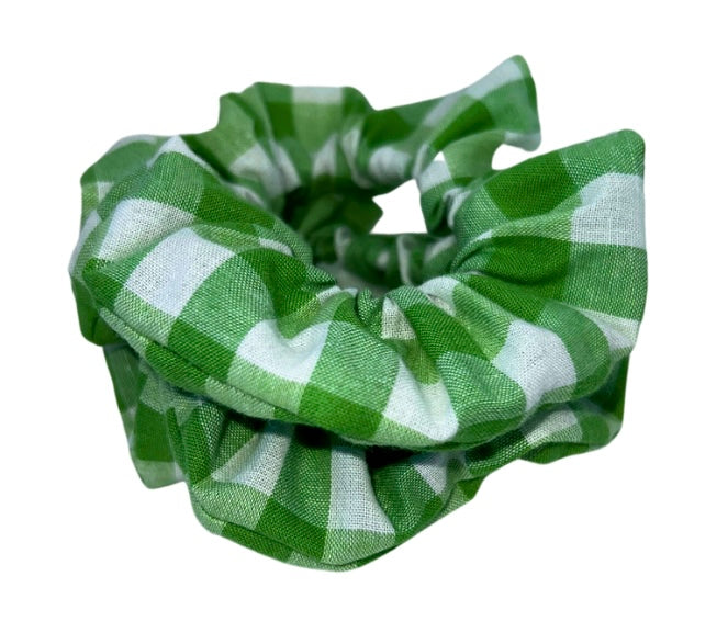 Gingham Scrunchie