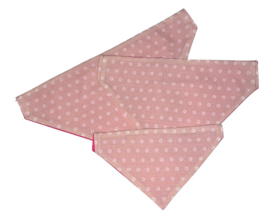 Pink Daisy Dog Bandana