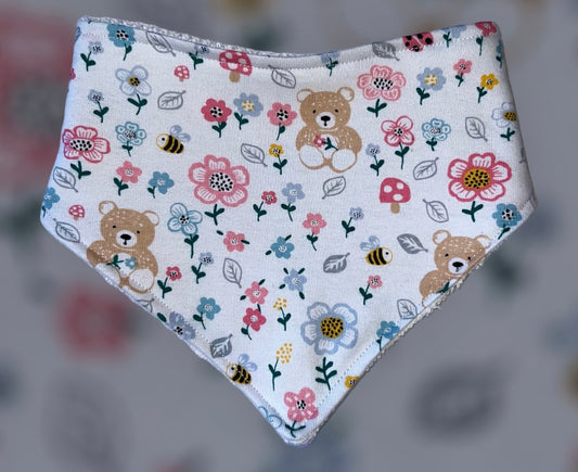 Bear Meadow Baby Bib