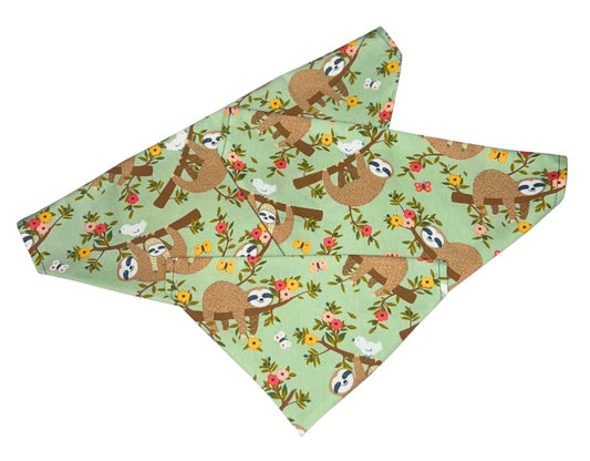 Sloths Dog Bandanas