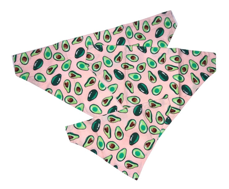 Pink Avocado Dog Bandana