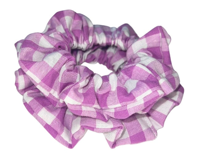 Gingham Scrunchie