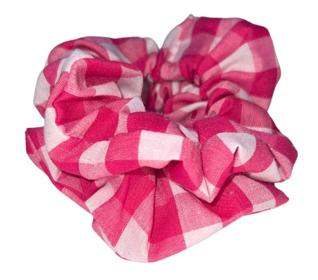 Gingham Scrunchie