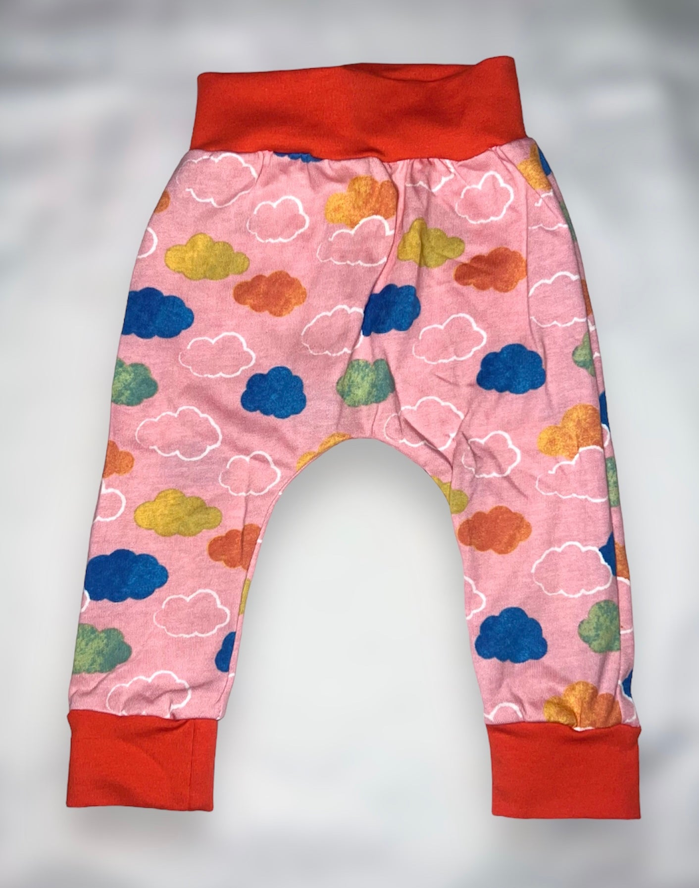 Pink Clouds Baby Pants