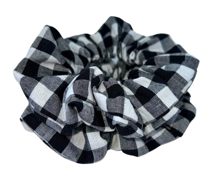 Gingham Scrunchie