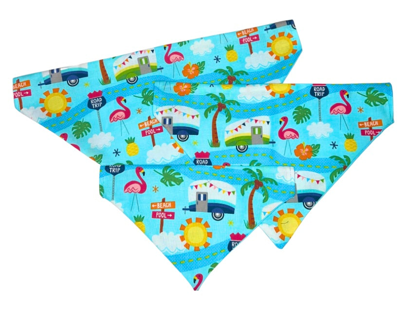 Summer Camping Dog Bandanas