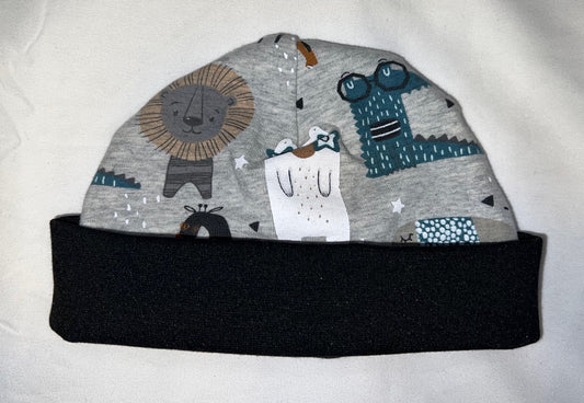 Grey Animals Baby Hat